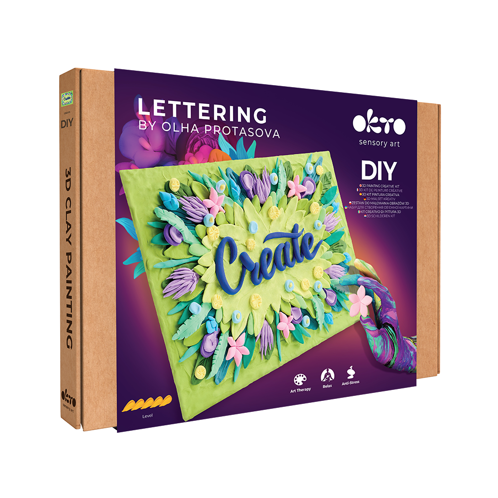 3D картина - Lettering "Create"