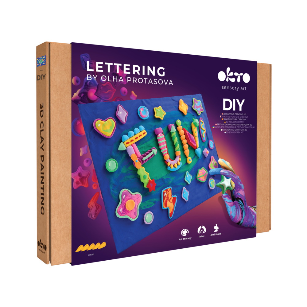 3D картина - Lettering "Fun"
