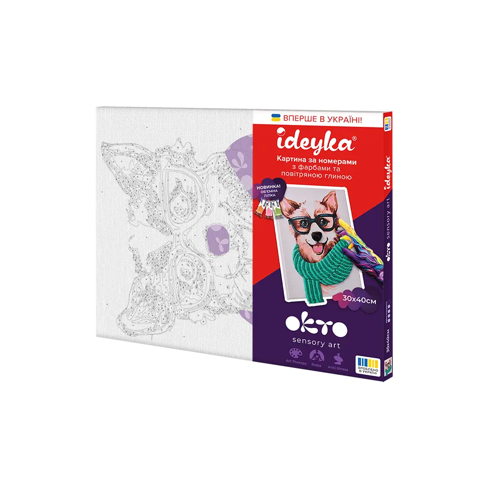 3D Картина за номерами OKTO & Ideyka “Стильний Коргі” thumbnail 10
