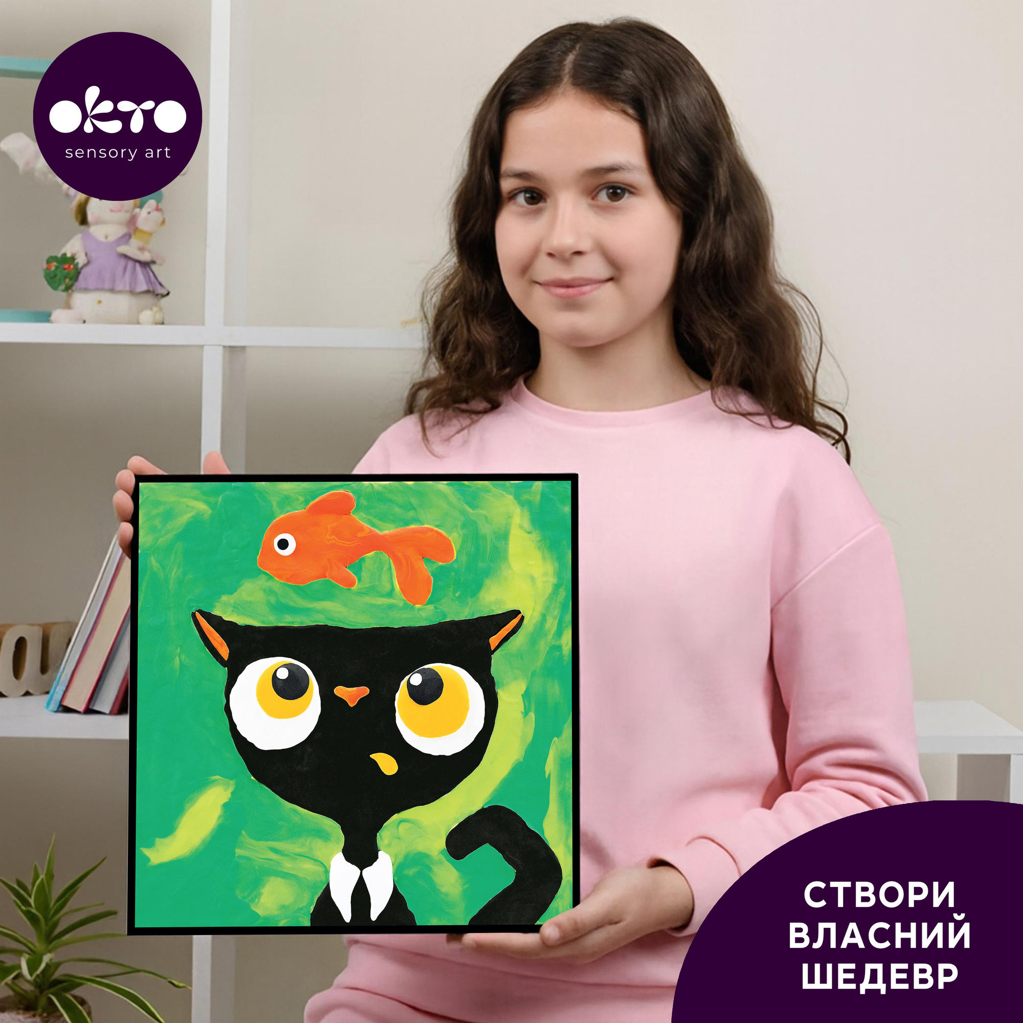 Картина за номерами "Чорний Кіт" thumbnail 8