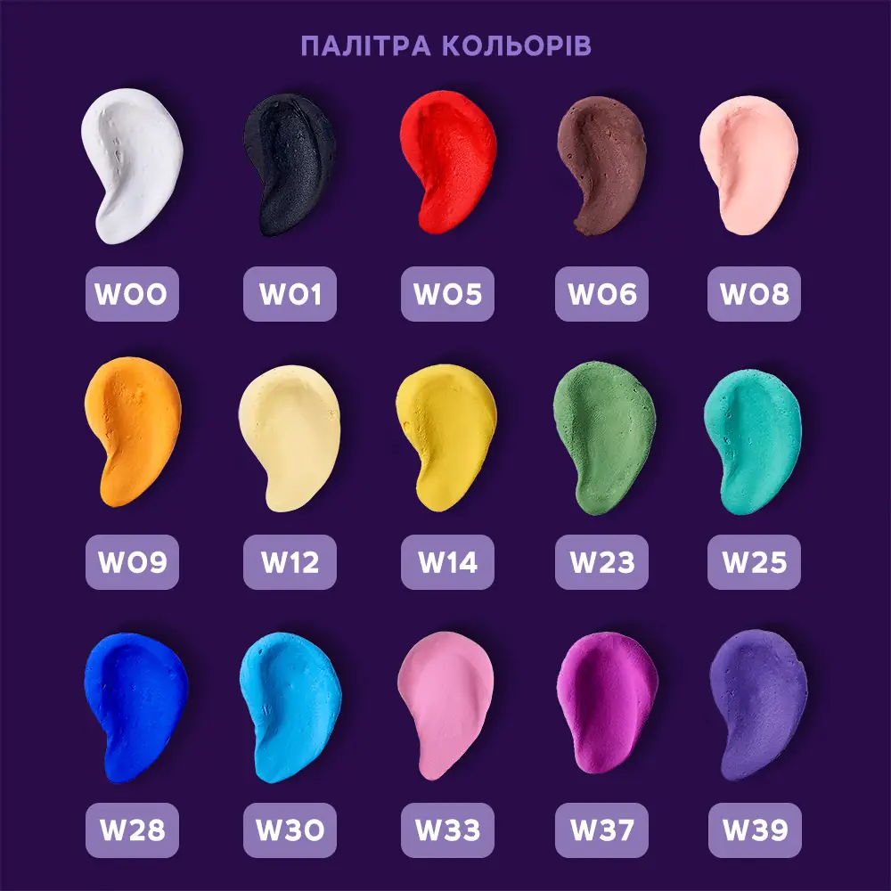 OKTO Colors повітряний пластилін мікс (Л - розмір) - View 1